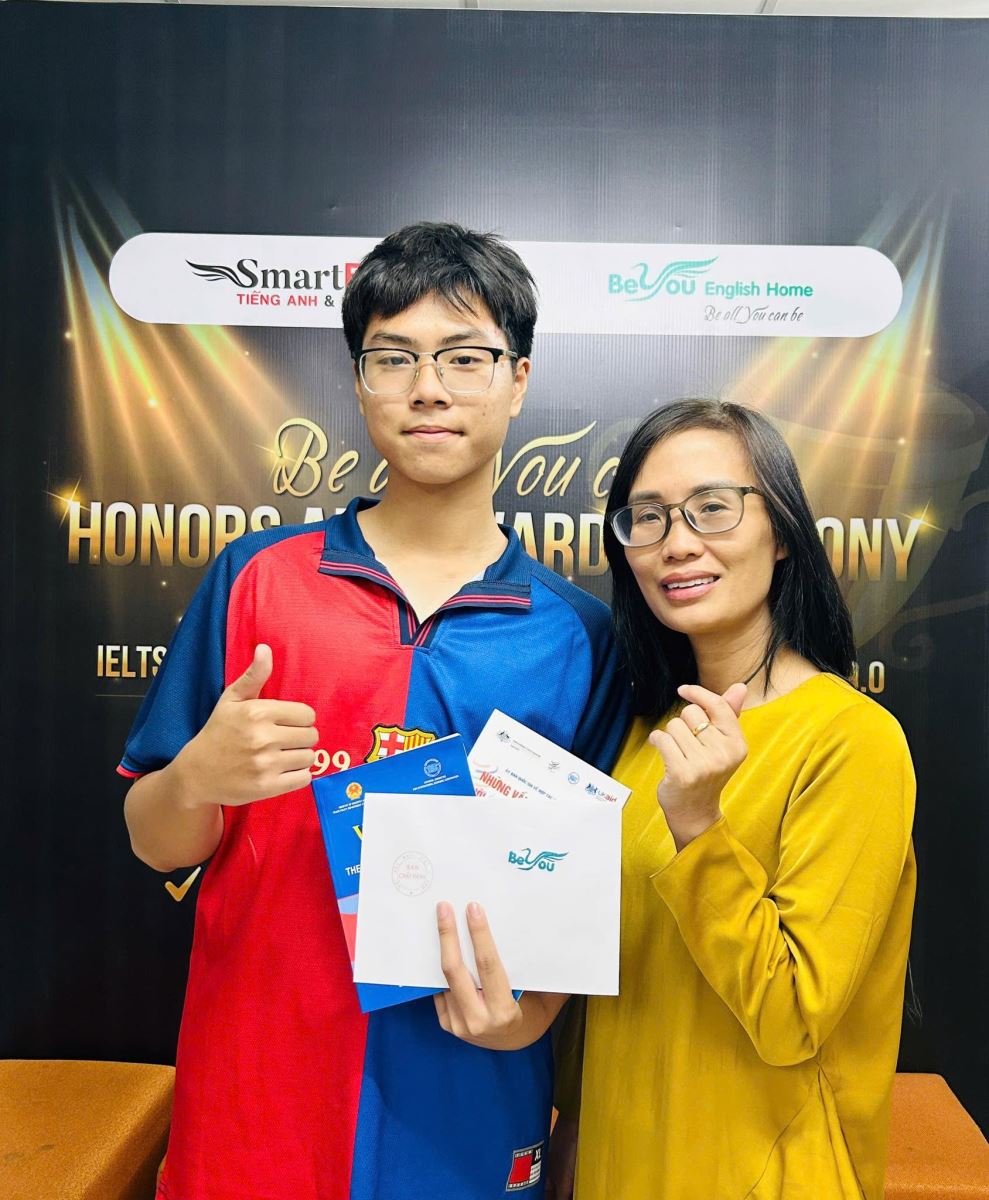 Nguyễn Thành Đạt với kết quả 7.5 IELTS tuyệt vời! 🎉