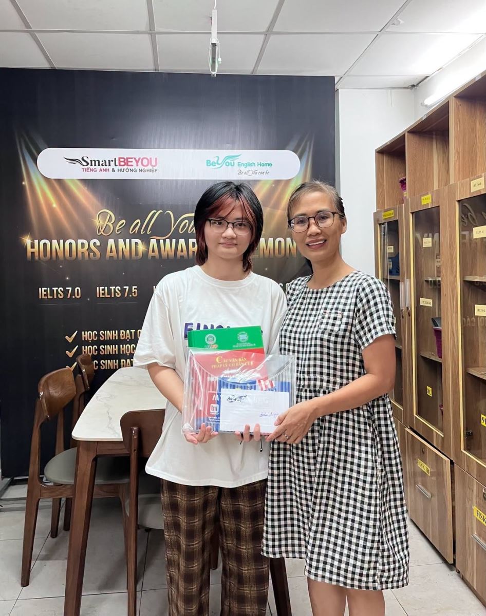 Thùy Anh là một trong những học viên khiến trung tâm vô cùng tự hào!